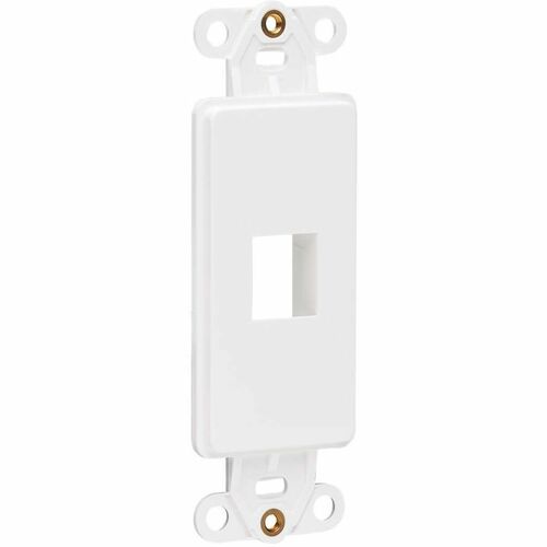Inserto de placa central Tripp Lite by Eaton, estilo Decora, vertical, 1 polo