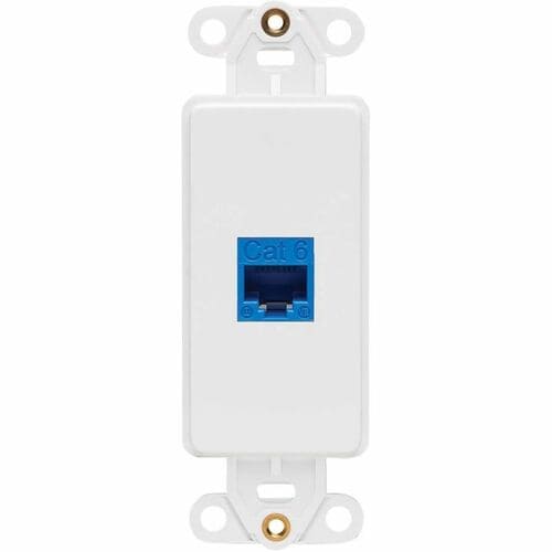 Tripp Lite by Eaton Center Plate Insert, Decora Style - Vertical, 1 Po