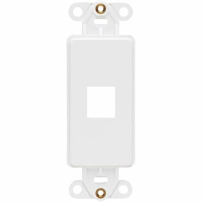 Tripp Lite by Eaton Center Plate Insert, Decora Style - Vertical, 1 Po