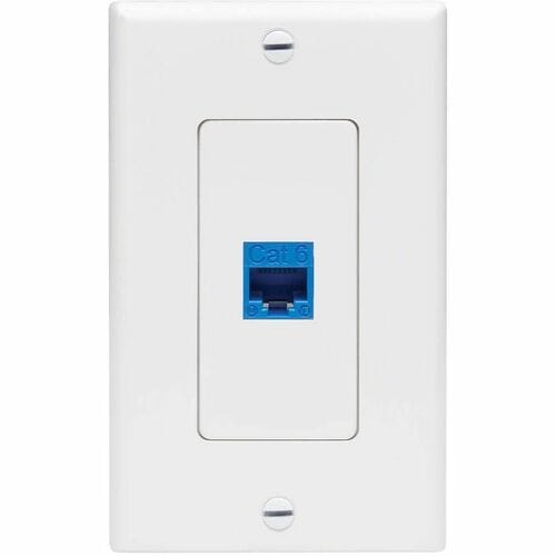 Tripp Lite by Eaton Center Plate Insert, Decora Style - Vertical, 1 Po