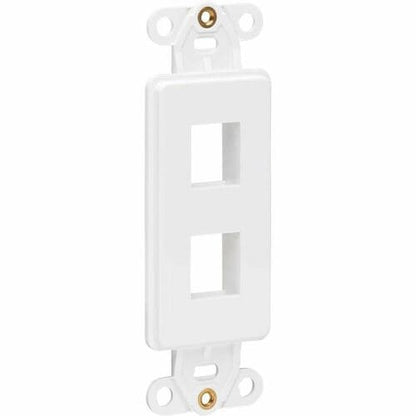 Tripp Lite by Eaton Center Plate Insert, Decora Style - Vertical, 2 Po