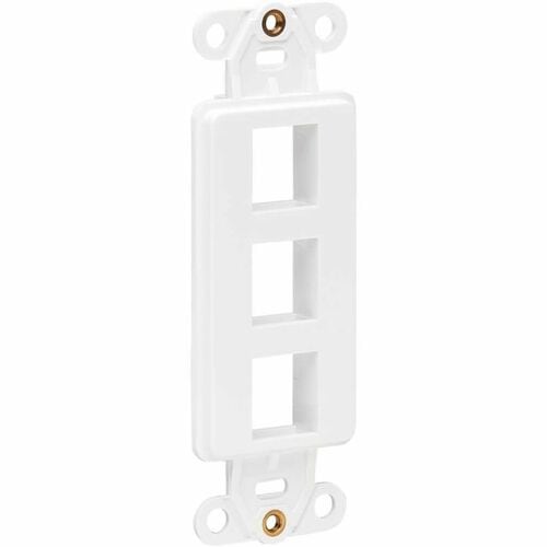 Inserto de placa central Tripp Lite by Eaton, estilo Decora, vertical, 3 polos