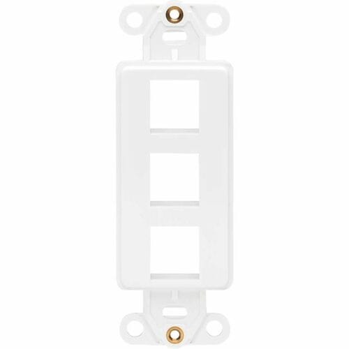 Inserto de placa central Tripp Lite by Eaton, estilo Decora, vertical, 3 polos