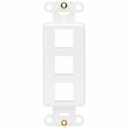 Inserto de placa central Tripp Lite by Eaton, estilo Decora, vertical, 3 polos