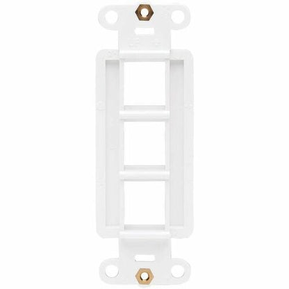 Inserto de placa central Tripp Lite by Eaton, estilo Decora, vertical, 3 polos
