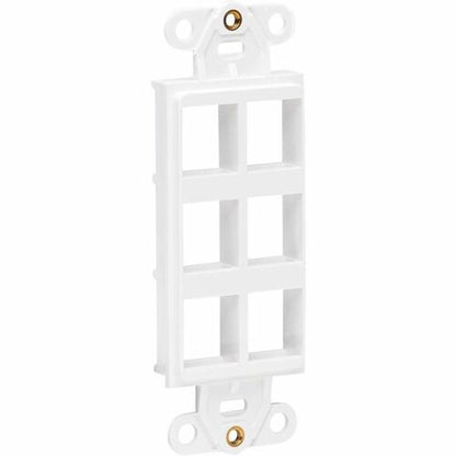 Inserto de placa central Tripp Lite by Eaton, estilo Decora, vertical, 6 polos