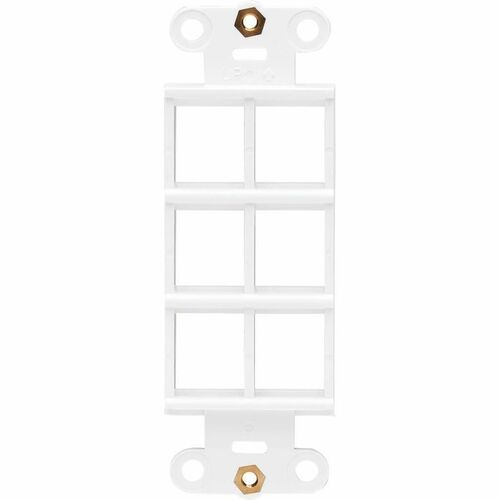 Inserto de placa central Tripp Lite by Eaton, estilo Decora, vertical, 6 polos