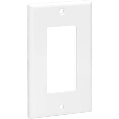 Tripp Lite by Eaton Single-Gang Faceplate, Decora Style - Vertical, Wh