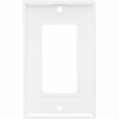 Tripp Lite by Eaton Single-Gang Faceplate, Decora Style - Vertical, Wh