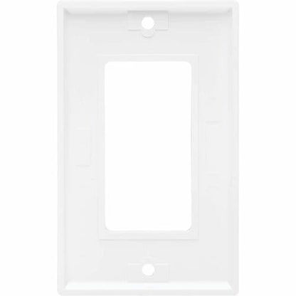 Tripp Lite by Eaton Single-Gang Faceplate, Decora Style - Vertical, Wh