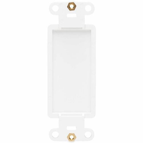 Tripp Lite by Eaton Center Plate Insert, Decora Style - Vertical, Blan