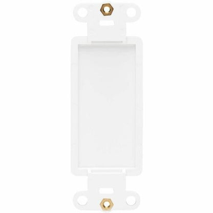 Tripp Lite by Eaton Center Plate Insert, Decora Style - Vertical, Blan