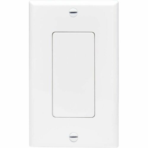 Tripp Lite by Eaton Center Plate Insert, Decora Style - Vertical, Blan