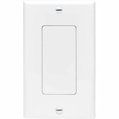 Tripp Lite by Eaton Center Plate Insert, Decora Style - Vertical, Blan