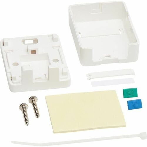 Tripp Lite by Eaton Surface-Mount Box for Keystone Jack - 1 Port, Whit