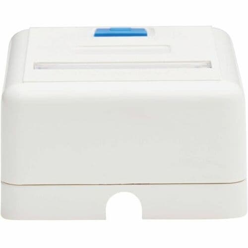 Tripp Lite by Eaton Surface-Mount Box for Keystone Jack - 1 Port, Whit