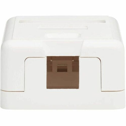 Tripp Lite by Eaton Surface-Mount Box for Keystone Jack - 1 Port, Whit