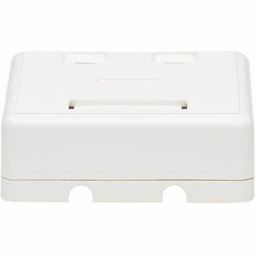 Tripp Lite by Eaton Surface-Mount Box for Keystone Jacks - 2 Ports, Wh