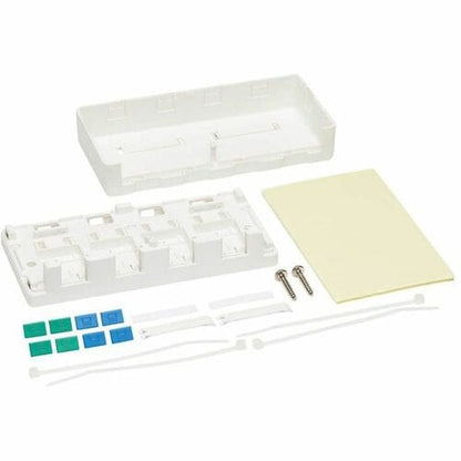 Tripp Lite by Eaton Surface-Mount Box for Keystone Jacks - 4 Ports, Wh