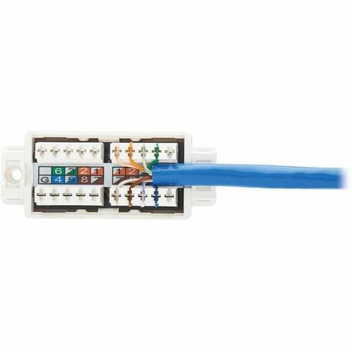 Tripp Lite by Eaton Cat6a Keystone Jack Cable Assembly