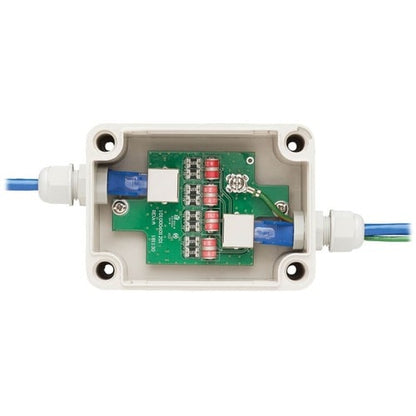 Módulo protector contra sobretensiones B110-SP-CAT-OD de Tripp Lite by Eaton - 2 x RJ-45 - 90 VA - Ethernet