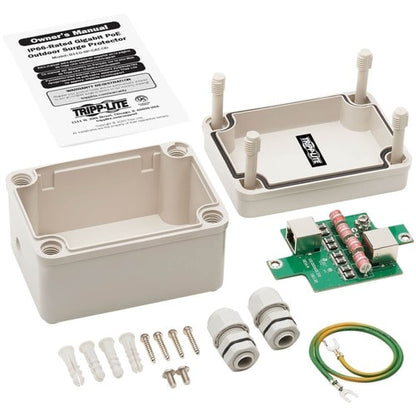 Módulo protector contra sobretensiones B110-SP-CAT-OD de Tripp Lite by Eaton - 2 x RJ-45 - 90 VA - Ethernet