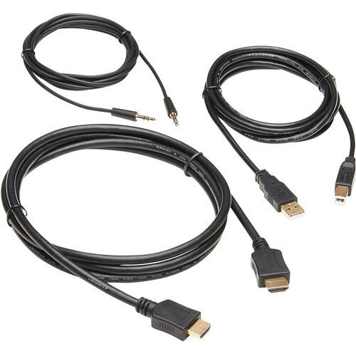 Tripp Lite by Eaton HDMI KVM Cable Kit - 4K HDMI, USB 2.0, 3.5 mm Audio (M/M), Black, 6 ft