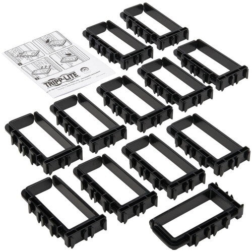 Tripp Lite by Eaton SRCABLERINGSM D-ring - D-ring - Polycarbonate - 12 Pack