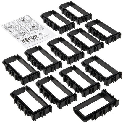 Tripp Lite by Eaton SRCABLERINGSM D-ring - D-ring - Polycarbonate - 12 Pack