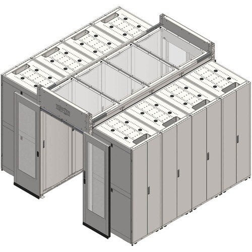Kit de puerta doble corrediza Tripp Lite de Eaton para contenedor de pasillo frío/caliente