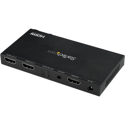 HDMI SPLITTER 2 PORT HDMI 2.0 4K 60HZ WITH SCALER 7.1 SOUND