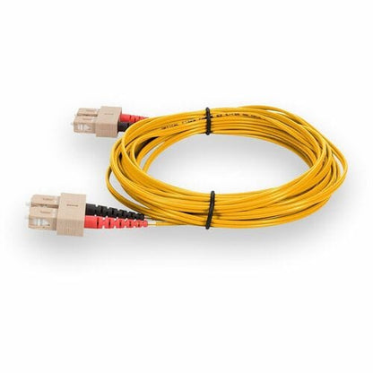 Câble fibre optique duplex OM1 jaune OFNR (Riser) AddOn 2 m SC (mâle) vers SC (mâle)