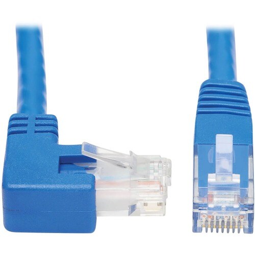 Tripp Lite by Eaton N204-015-BL-RA Right-Angle Cat6 Ethernet Cable - 15 ft., M/M