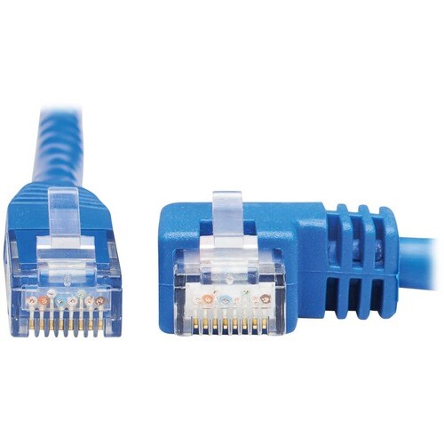 Tripp Lite by Eaton N204-015-BL-RA Right-Angle Cat6 Ethernet Cable - 15 ft., M/M