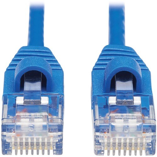 Cable de conexión de red UTP delgado moldeado sin enganches Cat6a 10G de Tripp Lite by Eaton (M/M)