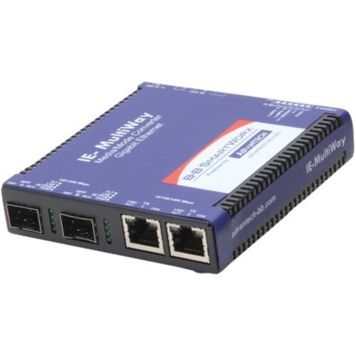 Convertidor de medios inteligente Advantech B+B SmartWorx 10/100/1000 Mbps 2TX/2SFP