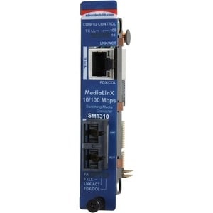 Convertidor de medios modular deslizable Advantech de 10/100 Mbps a fibra