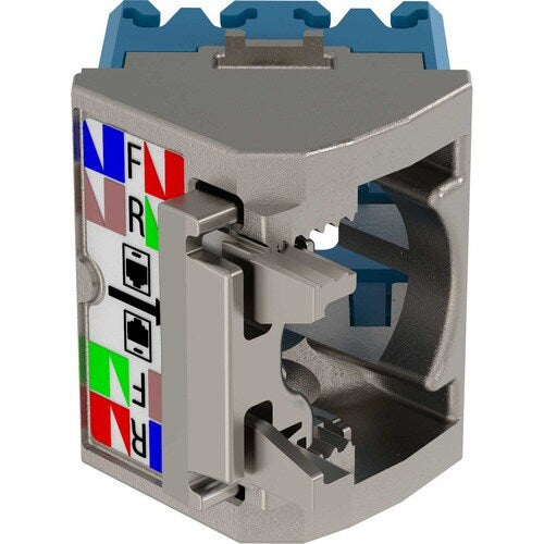 Capuchon de fil coudé à 45° Panduit PanNet pour prise jack blindée Cat 6A TG