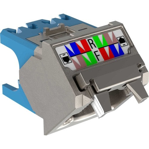 Capuchon de fil coudé à 45° Panduit PanNet pour prise jack blindée Cat 6A TG