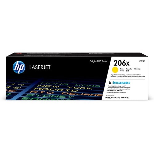 CARTUCHO DE TÓNER ORIGINAL LASERJET 206X AMARILLO
