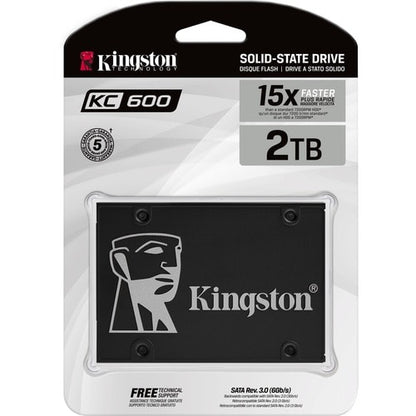 2048G SSD KC600 SATA3 2.5IN ONLY DRIVE