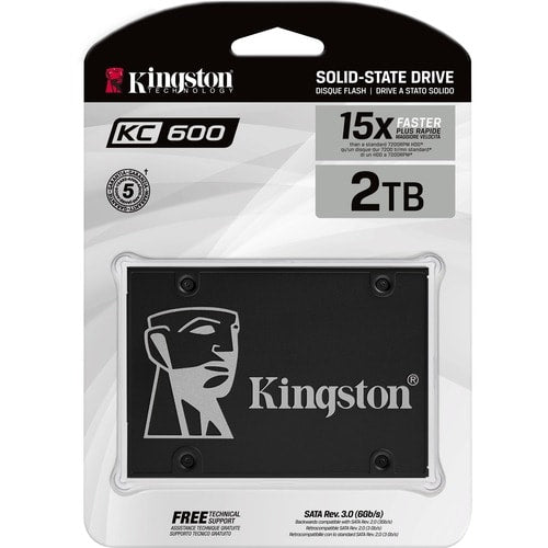 2048G SSD KC600 SATA3 2.5IN ONLY DRIVE
