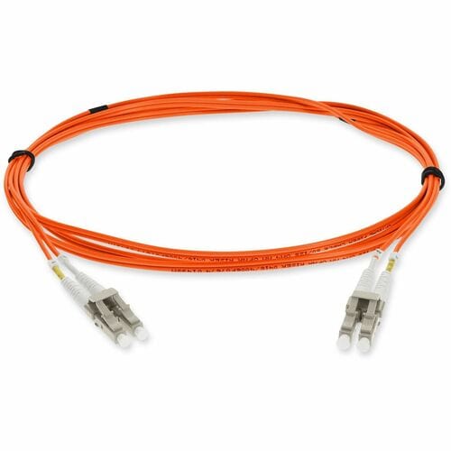 Patch fibre duplex OFNR (Riser-Rated) orange OM4 AddOn 3 m LC (mâle) vers LC (mâle)