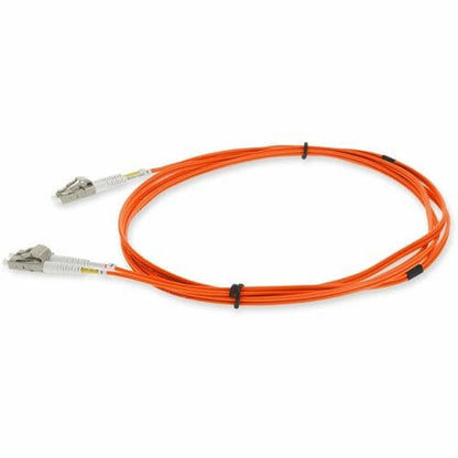 Patch fibre duplex OFNR (Riser-Rated) orange OM4 AddOn 3 m LC (mâle) vers LC (mâle)