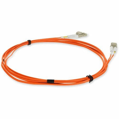 Patch fibre duplex OFNR (Riser-Rated) orange OM4 AddOn 3 m LC (mâle) vers LC (mâle)