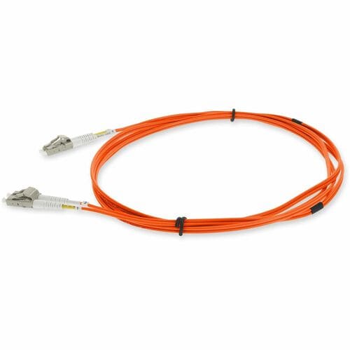 Patch fibre duplex OFNR (Riser-Rated) orange OM4 AddOn 3 m LC (mâle) vers LC (mâle)