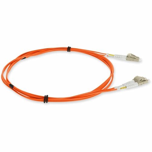 Patch fibre duplex OFNR (Riser-Rated) orange OM4 AddOn 3 m LC (mâle) vers LC (mâle)