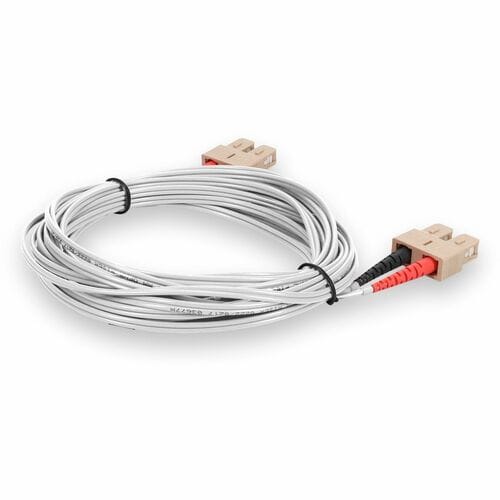 Câble fibre optique duplex OM1 gris OFNR (riser) 2 m SC (mâle) vers SC (mâle)