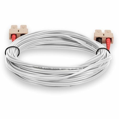 Câble fibre optique duplex OM1 gris OFNR (riser) 2 m SC (mâle) vers SC (mâle)