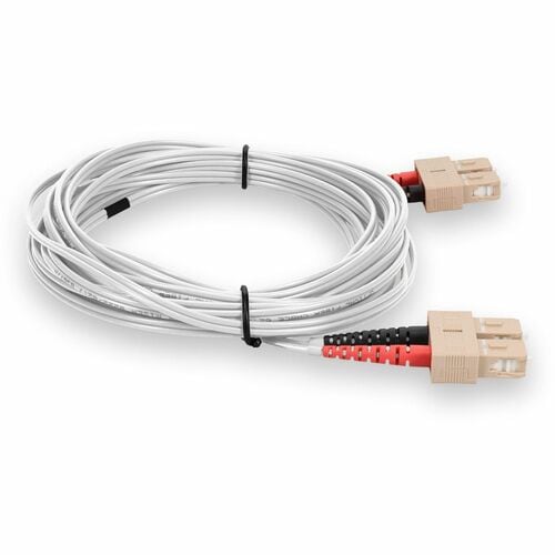 Câble fibre optique duplex OM1 gris OFNR (riser) 2 m SC (mâle) vers SC (mâle)